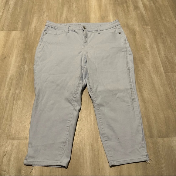 Talbots Denim - Talbots Light Blue High Waist Jegging Crop Jeans Sz 16P
